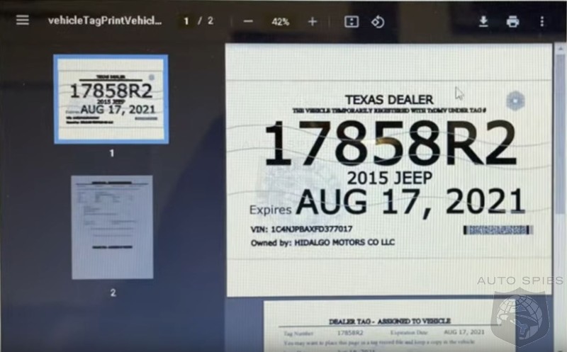 WATCH Texas Has A Serious Temp Tag Problem AutoSpies Auto News